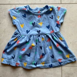 Primary organic heart dress